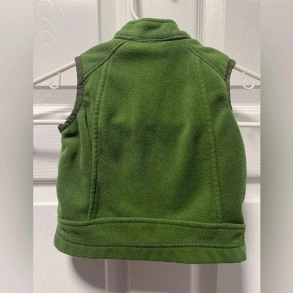 REI Green Zip Up Fleece Vest size 12 Months - Picture 4 of 4